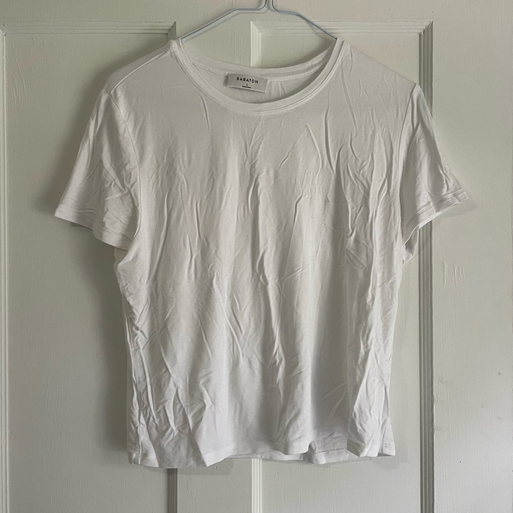 NWOT Babaton Basic White Tee